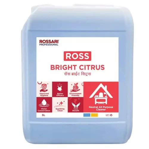 Ross Multipurpose Cleaner Liquid Fresh Fragrance 5 L Can, ROSS BRIGHT CITRUS