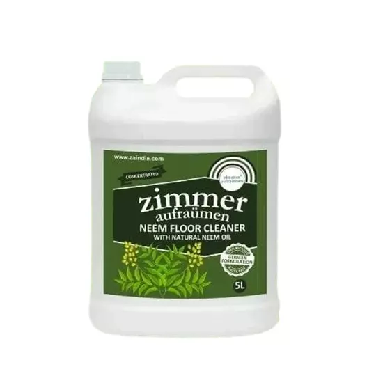 Zimmer Aufraumen Floor Cleaner Concentrate Cum Disinfectant Liquid With Neem Oil 5 L, ZA-FL-NEEM5L