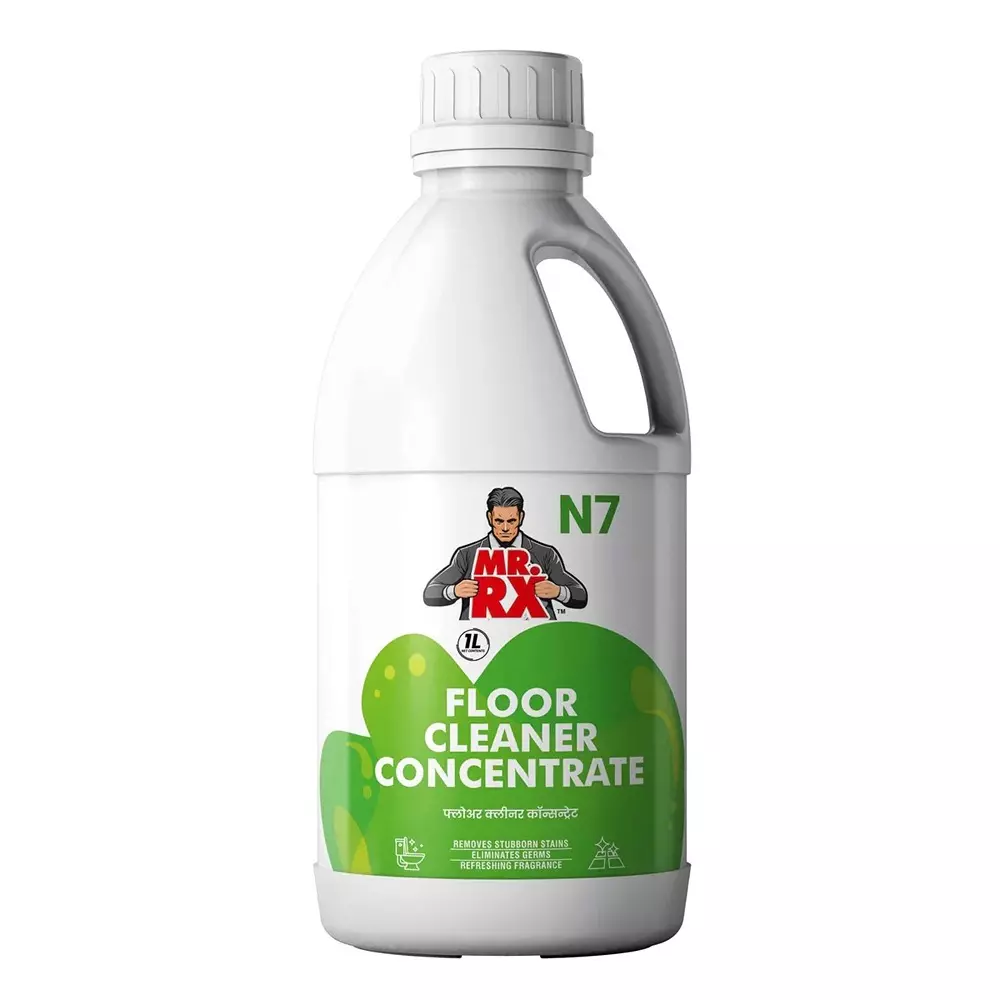 Mr. RX N7 Floor Concentrate Cleaner 1 L Bottle Liquid Fresh for Tile, Marble & Vinyl Flooring