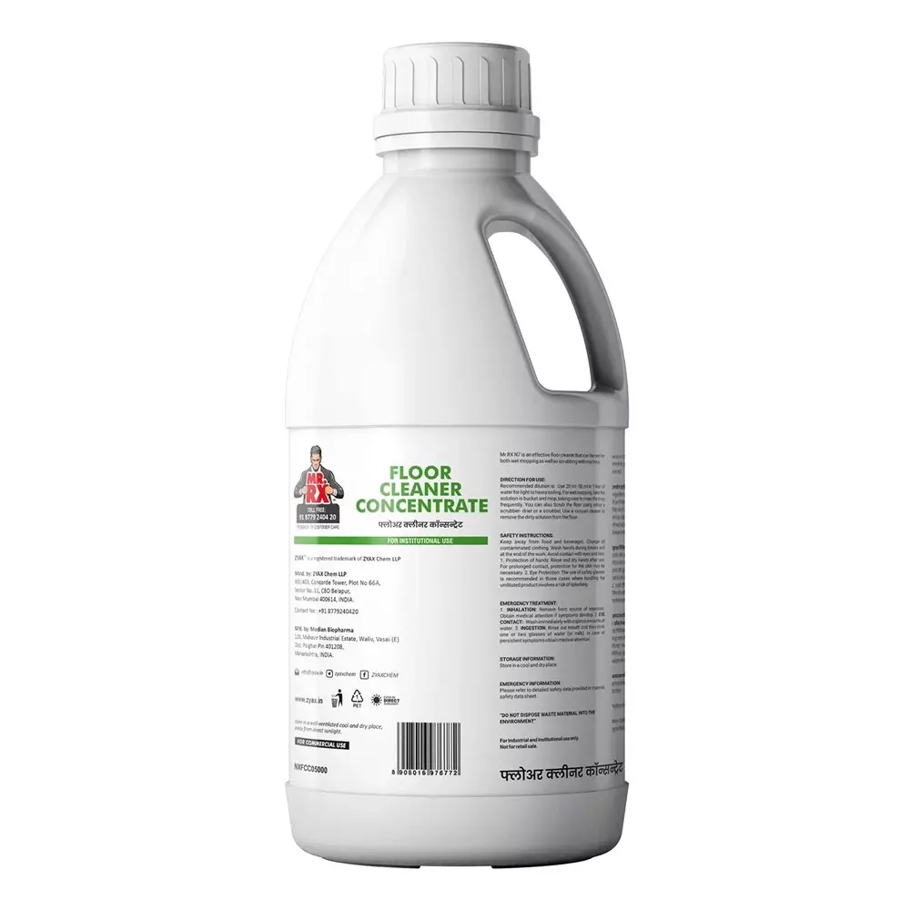Mr. RX N7 Floor Concentrate Cleaner 1 L Bottle Liquid Fresh for Tile, Marble & Vinyl Flooring