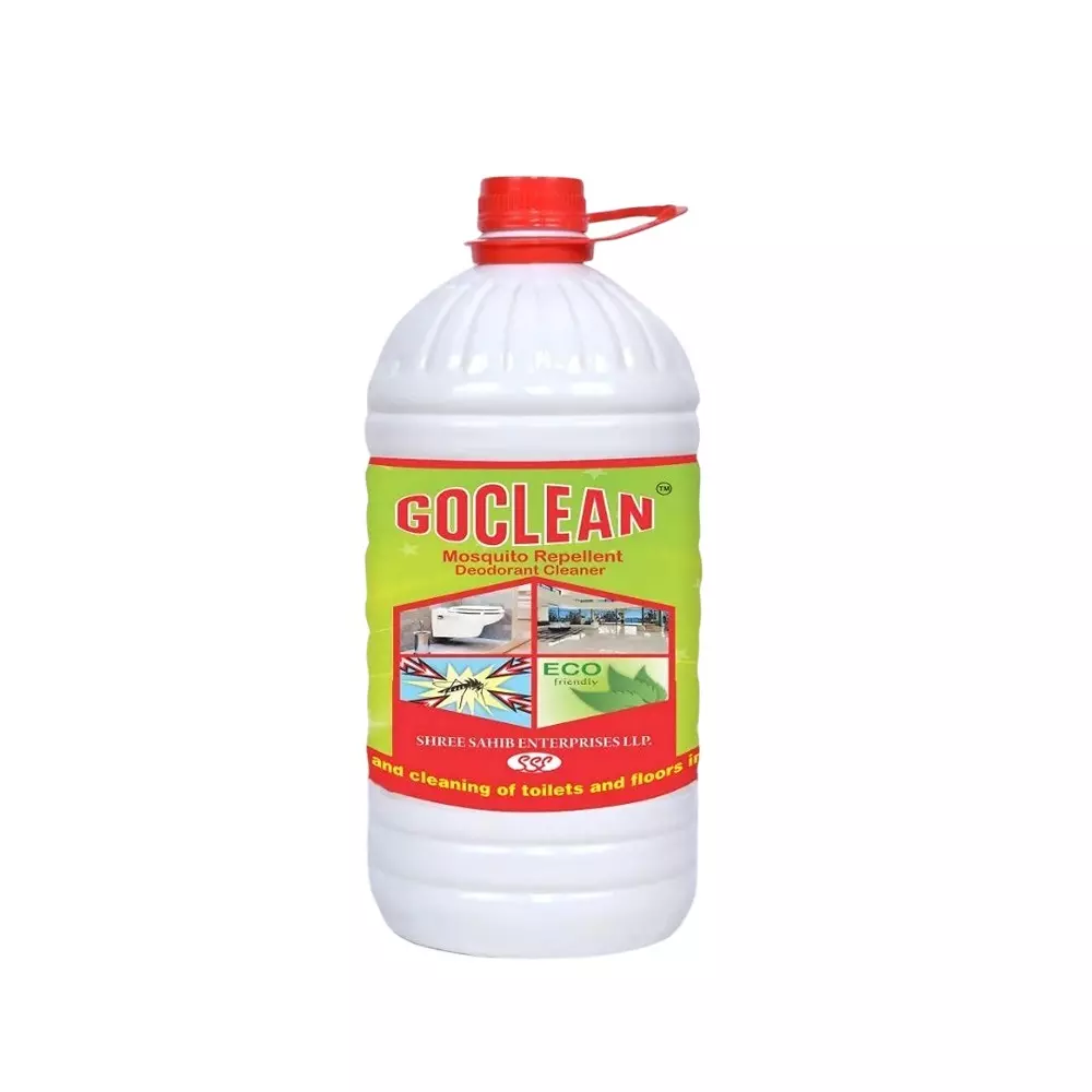 Cleanzo Herbal White Floor Cleaner Mosquito Repellent Cleaner White Standard Phenyl Fragrance Liquid Form 5 L Bottle Packaging Type