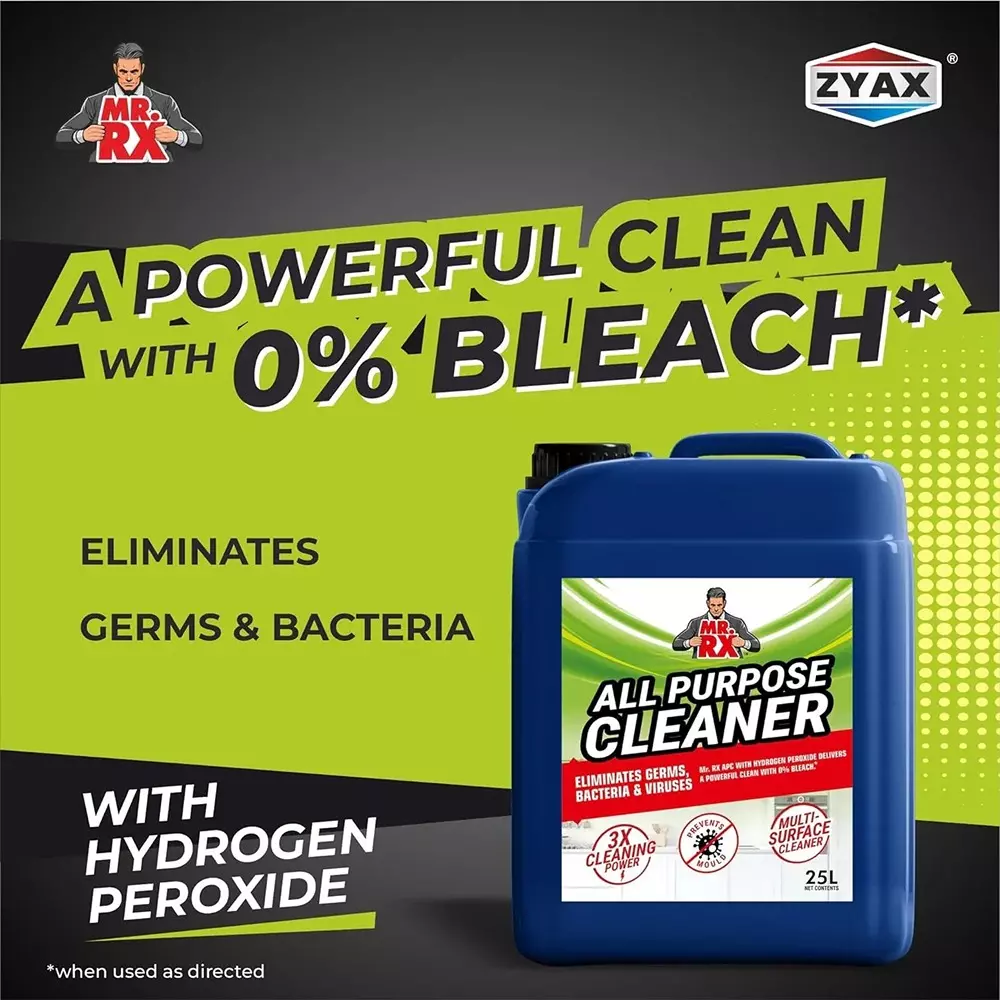 Mr. RX All Purpose Cleaner 25 L Can Liquid Fresh for Kitchen, Bathroom & Rooms