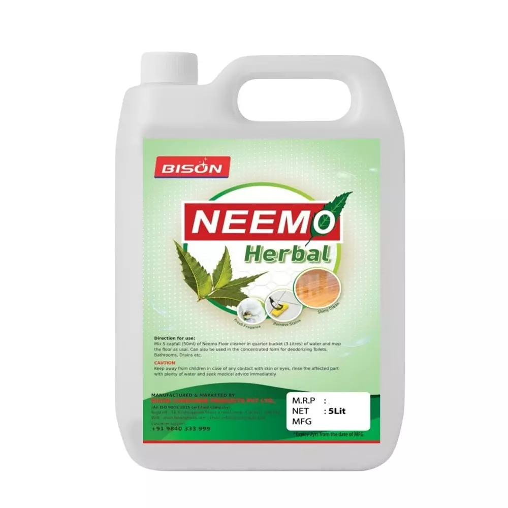 Bison Floor Cleaner Liquid Neemo 5 L Can for Floors Cleaning