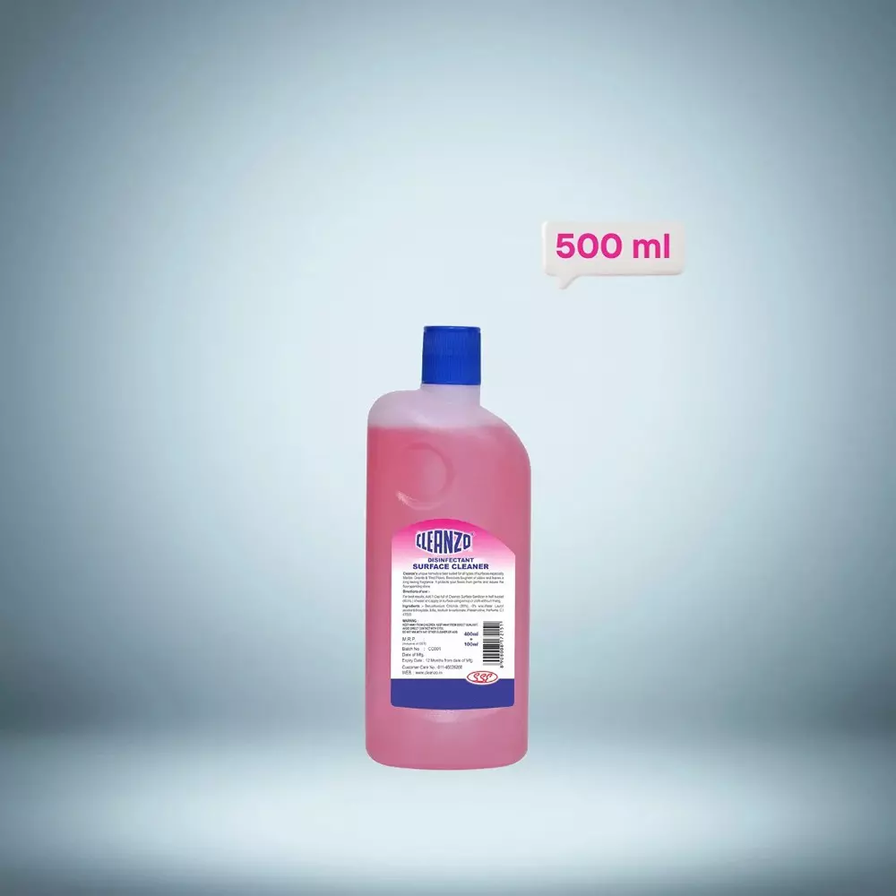 cleanzo-disinfectant-surface-sanitizer-10x-formula-kills-germs-pink-floral-rose-fragrance-liquid-form-500-ml-bottle-packaging-type