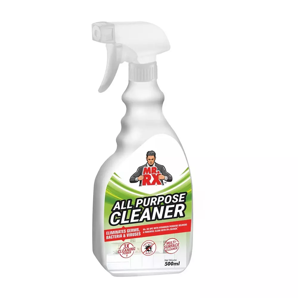 Mr. RX All Purpose Cleaner 500 ml Bottle Liquid Fresh for Kitchen, Bathroom & Rooms