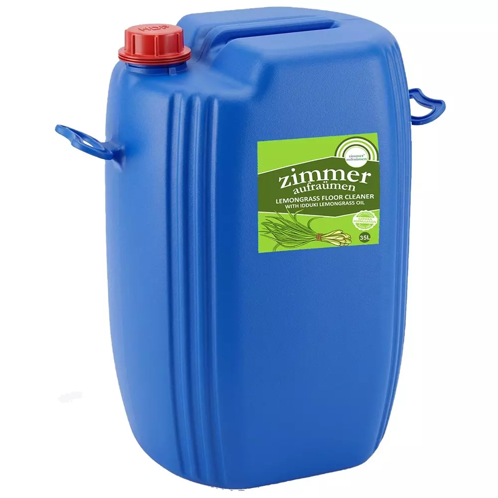 Zimmer Aufraumen Floor Cleaner Concentrate Liquid Lemon Grass Oil 35 L Can, ZA-FL-LMGS35L