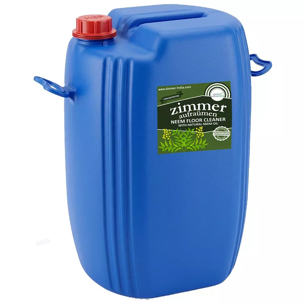 Zimmer Aufraumen Floor Cleaner Concentrate Cum Disinfectant Liquid With Neem Oil 35 L Can, ZA-FL-NEEM35L