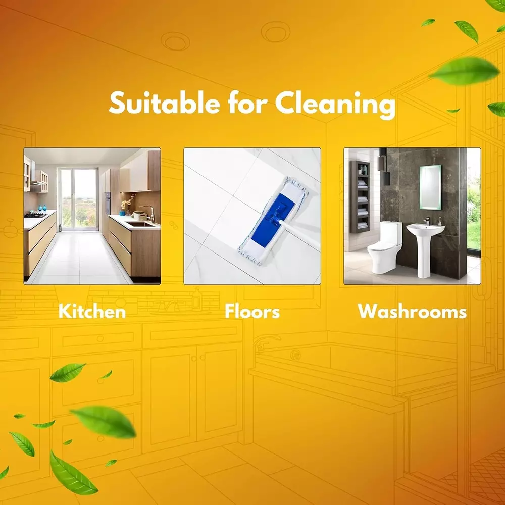 ECO MOP 5 L Floor Cleaner Natural Fragrance Phenyl Made With Essential Oils Removes Stains, ECOMOP-N5L