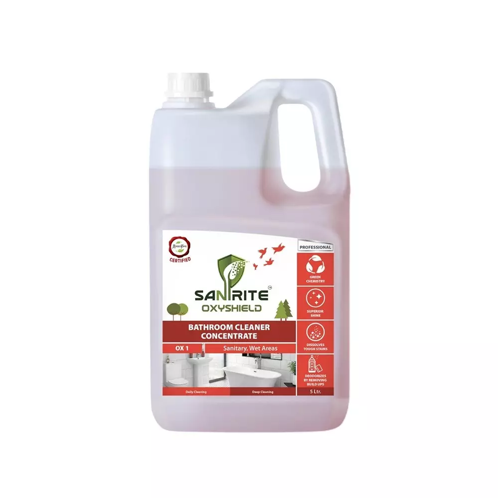 Sanirite Hygienic Bathroom Cleaner Lavender Fragrance 5 L Capacity, OX-1