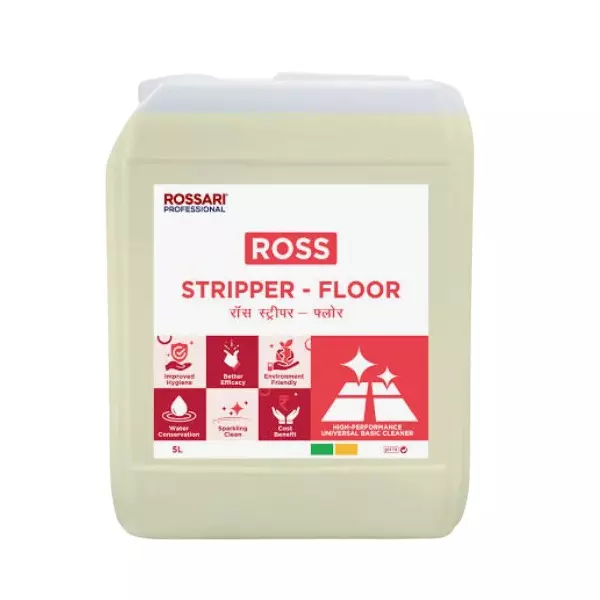 Ross Universal Basic Floor Cleaner Liquid Fresh Fragrance 5 L Can, ROSS STRIPPER-FLOOR