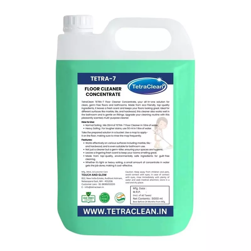 TetraClean 5 L Floor Cleaner Peach Fragrance All Purpose Cleaning, Tetra_7