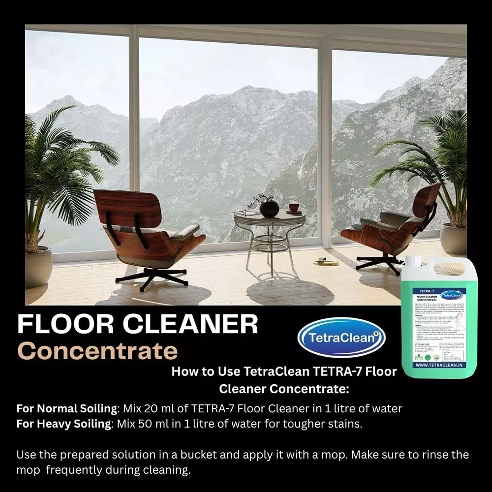 TetraClean 5 L Floor Cleaner Peach Fragrance All Purpose Cleaning, Tetra_7