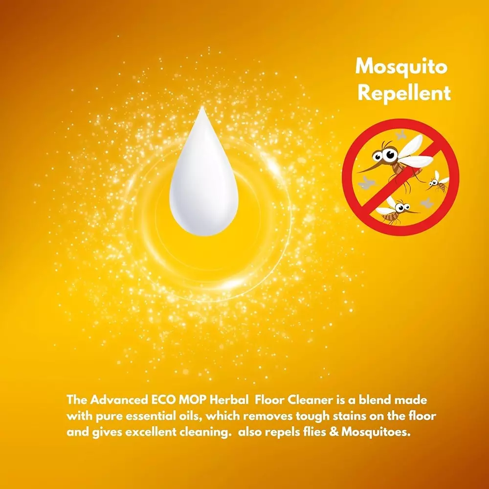 ECO MOP 5 L Floor Cleaner Natural Fragrance Phenyl Made With Essential Oils Removes Stains (Pack of 4)
