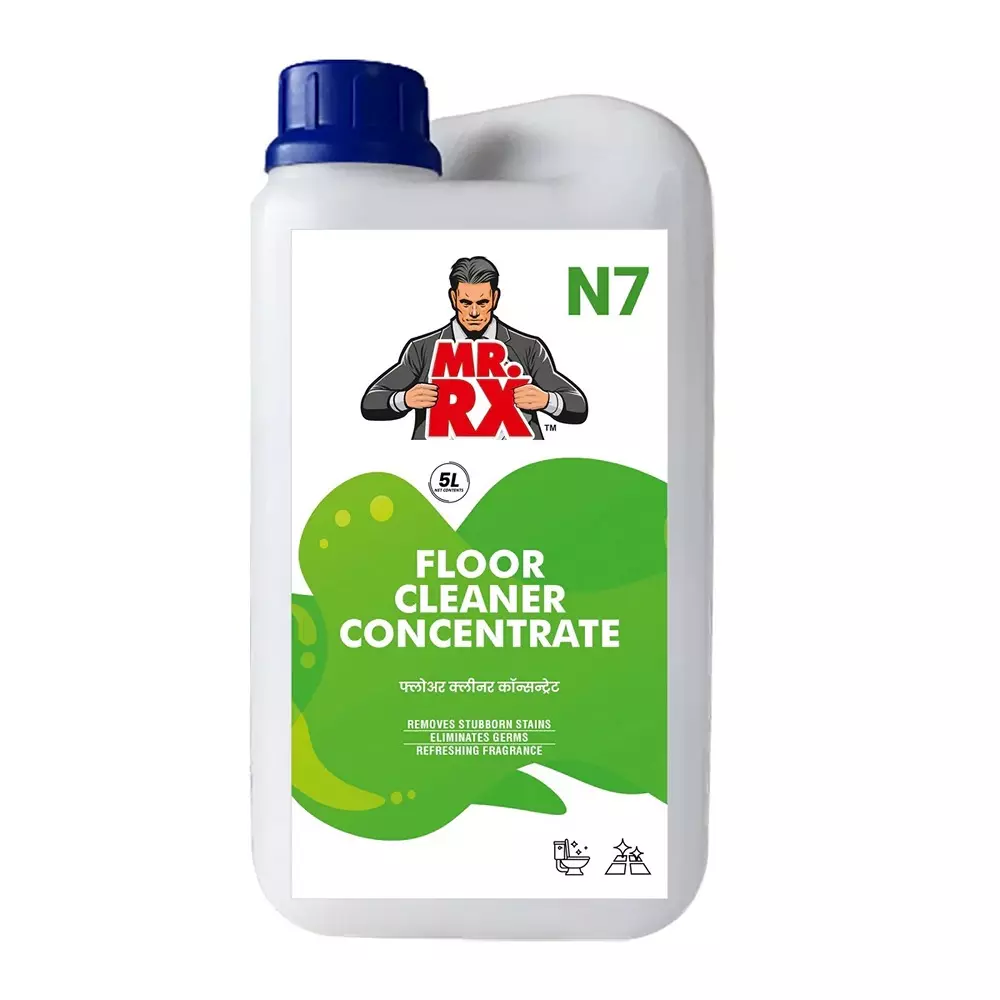 Mr. RX N7 Floor Concentrate Cleaner 5 L Can Liquid Fresh for Tile, Marble & Vinyl Flooring