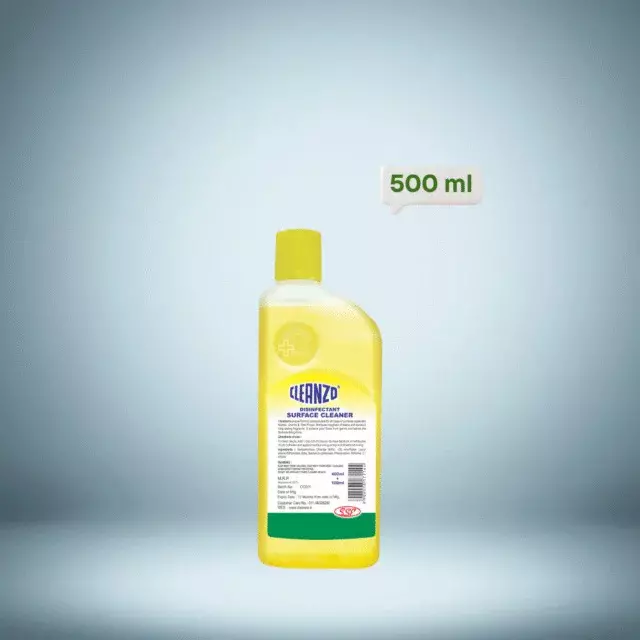 cleanzo-disinfectant-surface-sanitizer-10x-formula-kills-germs-yellow-citrus-fresh-fragrance-liquid-form-500-ml-bottle-packaging-type