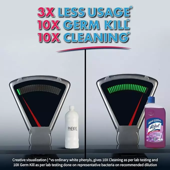 Lizol 500 ml Lavender Fragrance Disinfectant Surface & Floor Cleaner Liquid