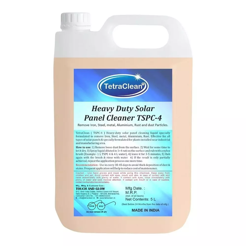 TetraClean 5 L Beige Liquid Solar Panel Cleaner, TSPC-4
