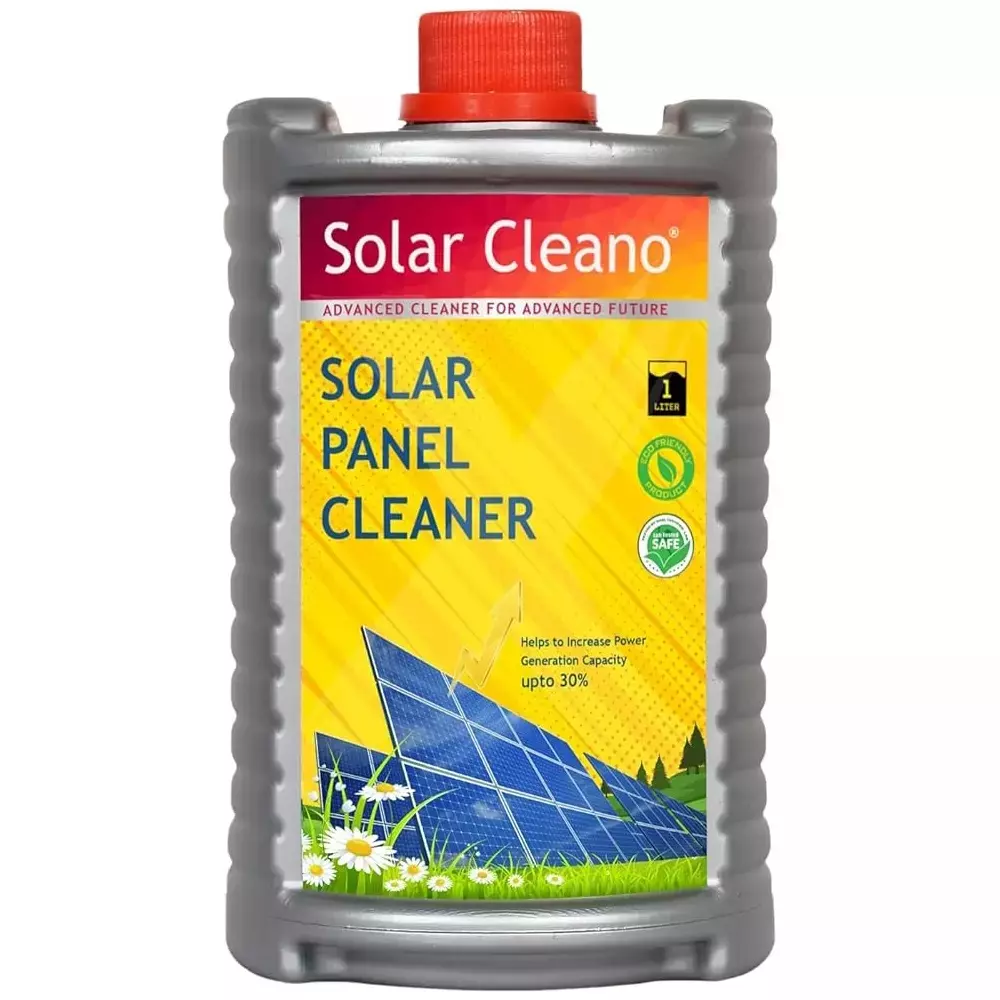 Solar Cleano 1 L Solar Panel Cleaner Delusion Ratio 1:50 Cleans upto 100 Panels (Pack of 12)