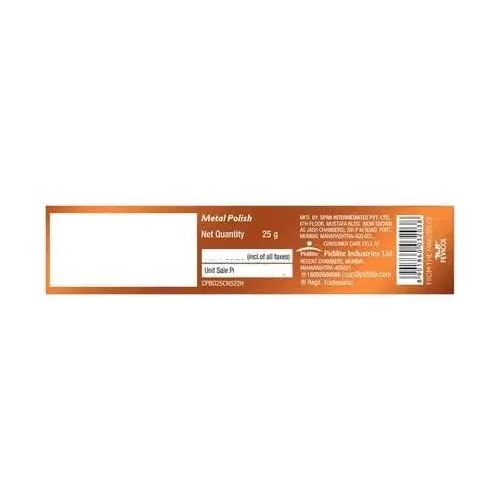 Brite-O Super Rust & Stain Remover Polish 25 g Tube for Brass, Copper, Chrome & Silver (Pack of 6)