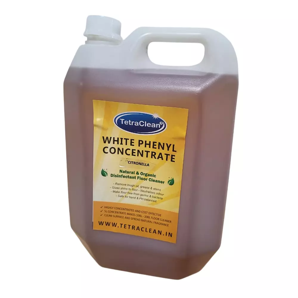 TetraClean 5 L Citronella Fragrance White Liquid Concentrated Phenyl