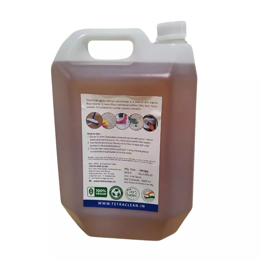 TetraClean 5 L Citronella Fragrance White Liquid Concentrated Phenyl