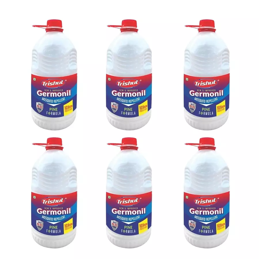 Trishul White Floor Cleaner Phenyle 5 L (Pack of 6)