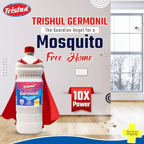 Trishul White Floor Cleaner Phenyle 5 L (Pack of 6)
