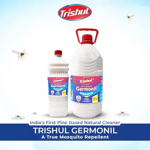 Trishul White Floor Cleaner Phenyle 5 L (Pack of 6)