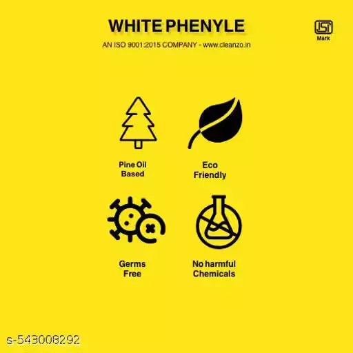 Cleanzo Phenyle 2 L White For Remove Germs, Dirt & Bacteria 99.99%
