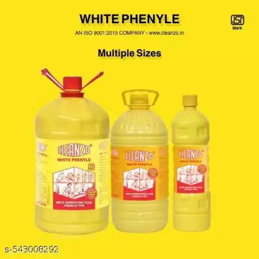 Cleanzo Phenyle 2 L White For Remove Germs, Dirt & Bacteria 99.99%