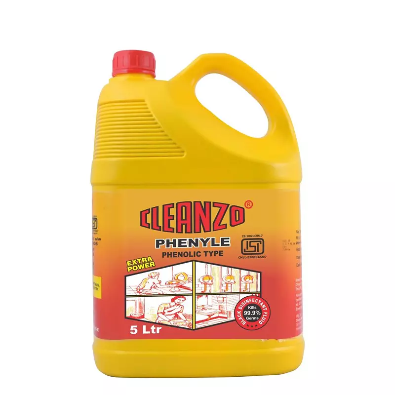 Cleanzo Phenyle 5 L Black For Remove Germs, Dirt & Bacteria 99.99%