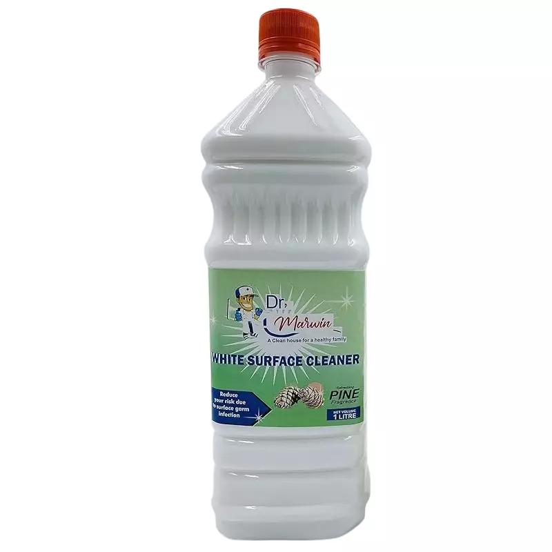 Dr. Marwin Concentrate Phenyl White 1 L Pine for Home, School & Hospitals