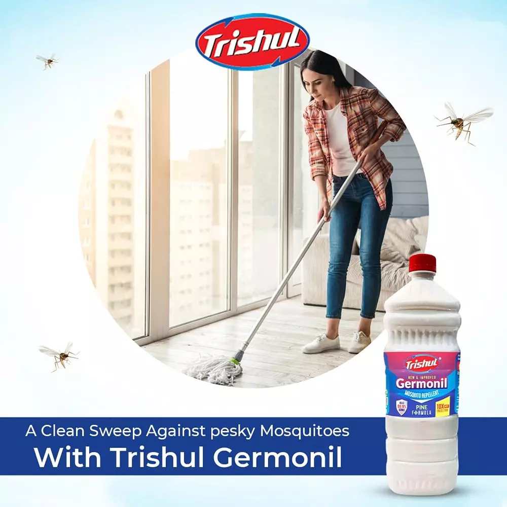 Trishul White Floor Cleaner Phenyle 5 L (Pack of 2)