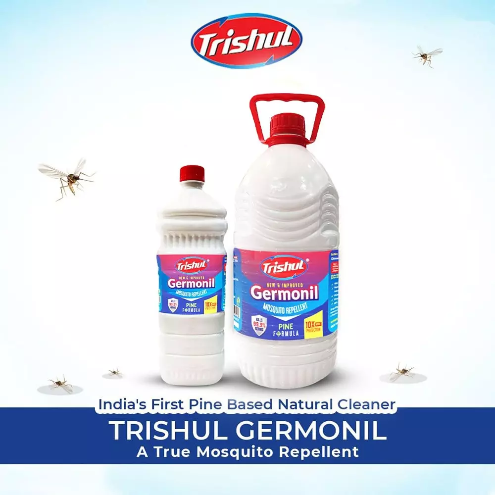 Trishul White Floor Cleaner Phenyle 5 L (Pack of 2)