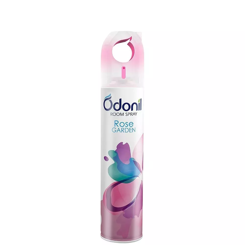 Odonil Room Air Freshner Spray Rose Garden 220 ml Liquid Item Form Bottle for Home & Office Use, (Pack of 24 Pcs)