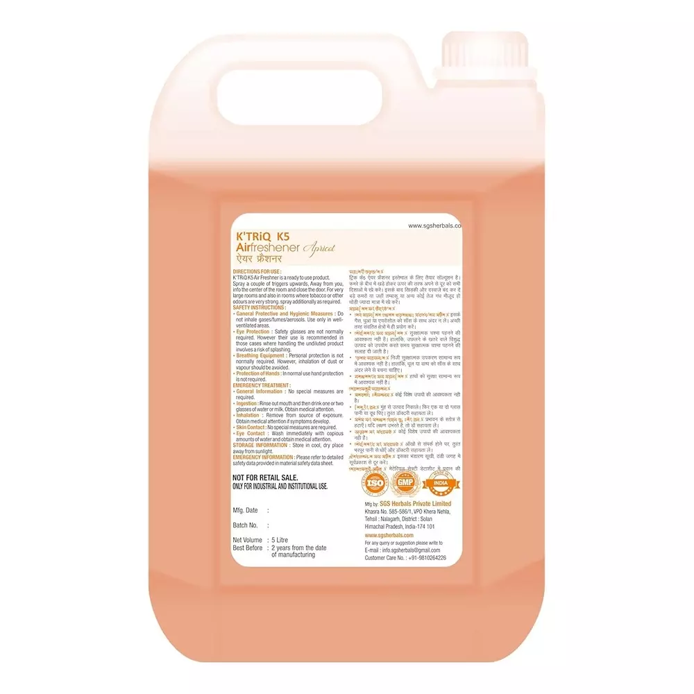 k-triq-air-freshener-5-l-can-liquid-apricot-for-industrial-commercial-use