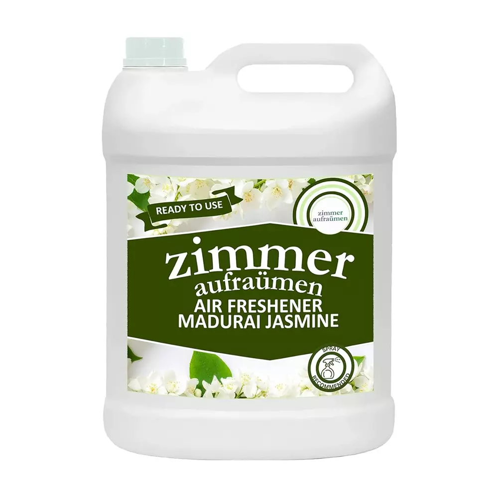 Zimmer Aufraumen Commercial Room Freshener Liquid Madurai Jasmine Fragrance 5 L Can, ZA-AF-JASM5L