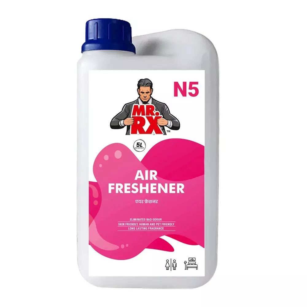Mr. RX N5 Air Freshener 5 L Can Liquid Aroma for Home, Office & Hotels