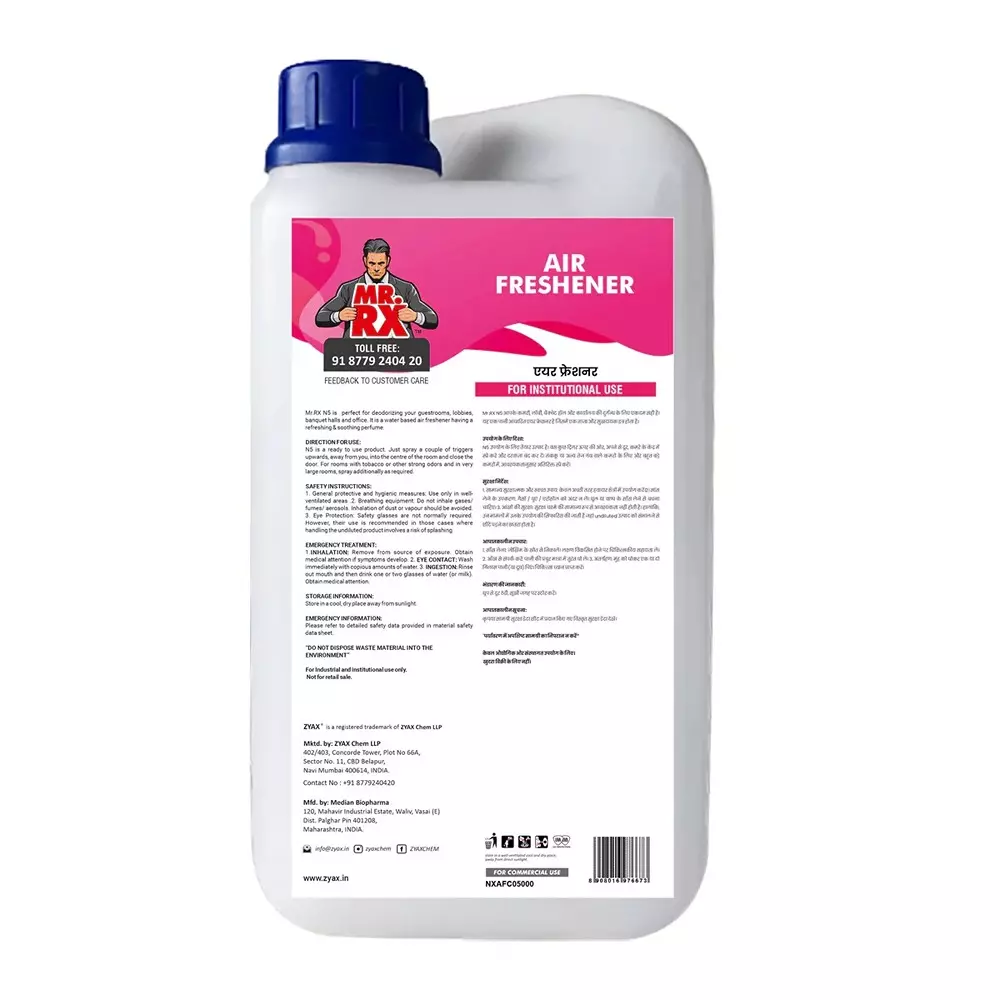 Mr. RX N5 Air Freshener 5 L Can Liquid Aroma for Home, Office & Hotels