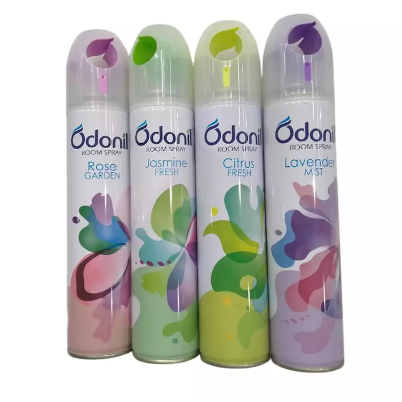 Odonil 171 ml Lavender/Rose/Jasmine/Citrus Fresh Freshener Spray (Pack of 4)
