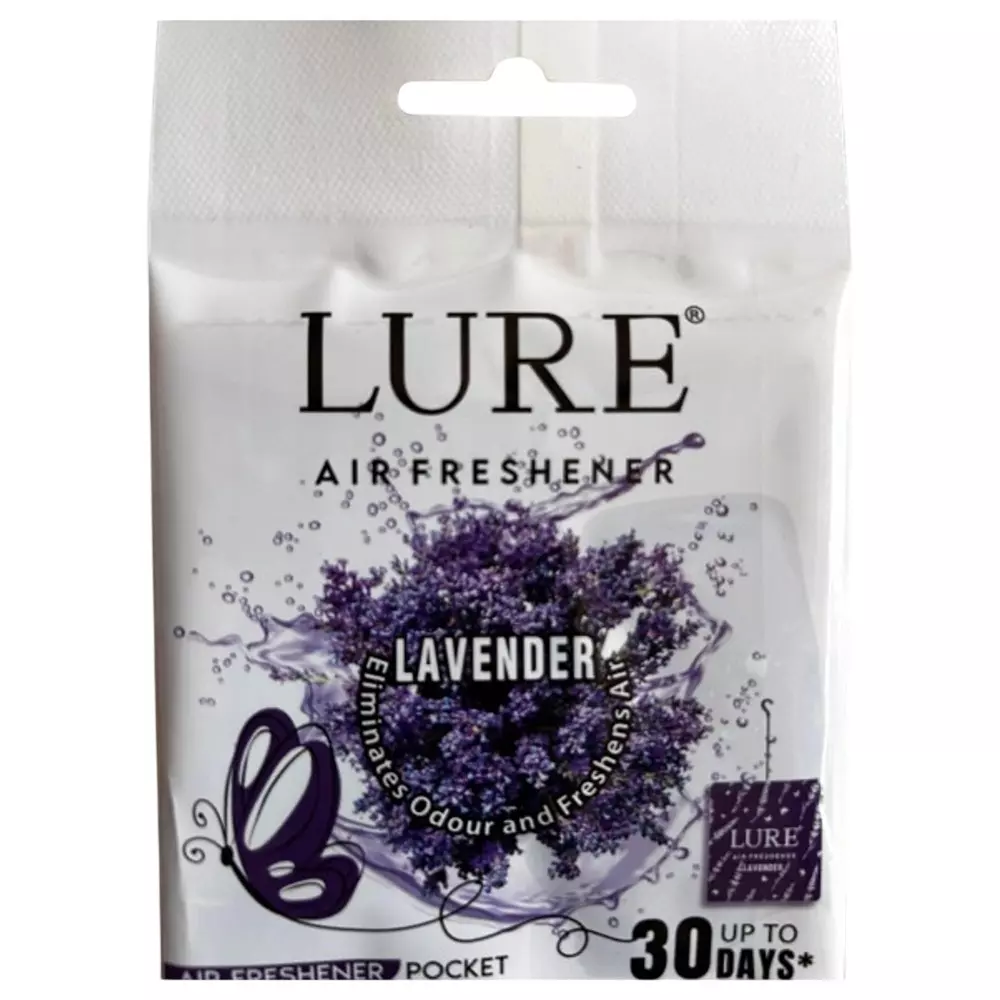 Lure 10 g Air Freshener Diffuser Type Lavender Fragrance in Gel Form Suitable for Cars