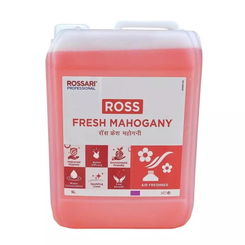 Ross Air Freshner Liquid Fresh Mahogany Fragrance 5 L Can, ROSS FRESH MAHOGANY (B5)