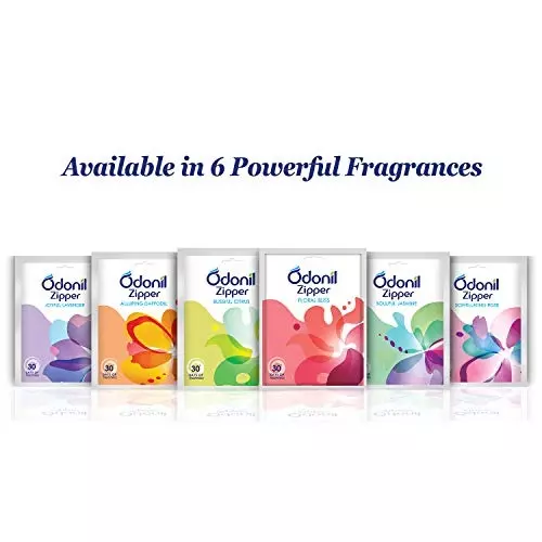 Odonil Air Freshener Zipper 10 g  jaismine (Pack of 30)