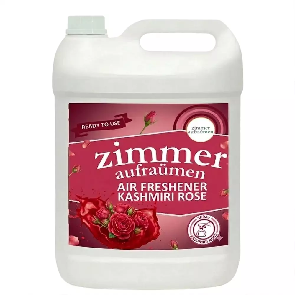 Zimmer Aufraumen Commercial Room Freshener Liquid Kashmiri Rose Fragrance 5 L Can, ZA-AF-ROSE5L