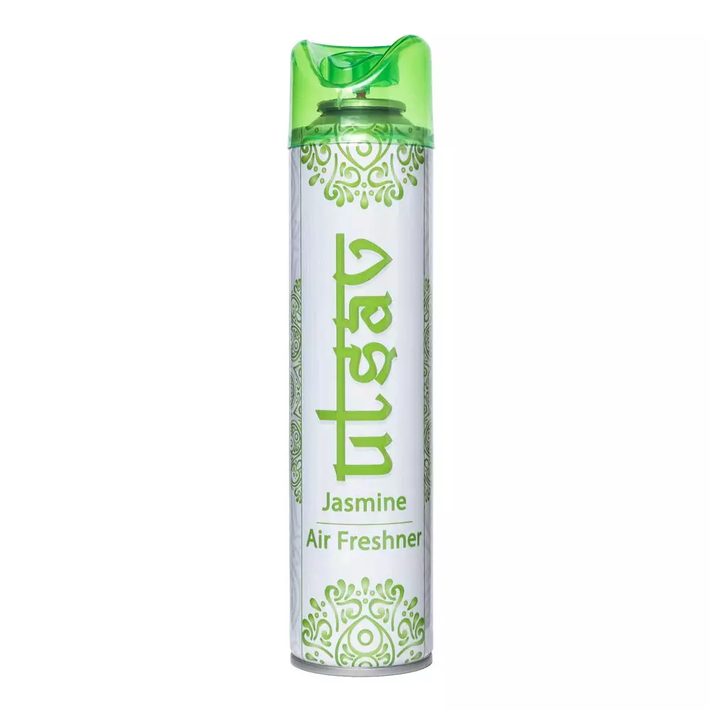 Utsav Air Freshner Jasmine Fragrance 300 ml Can Aerosol Form for Home & Office