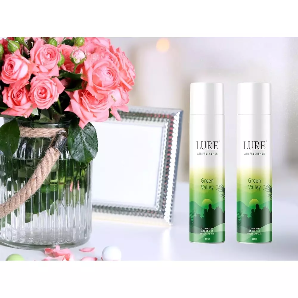 lure-room-air-freshener-spray-220-ml-each-green-valley-fragrance-bottle-for-bathroom-toilet-home-office-pack-of-2-pcs