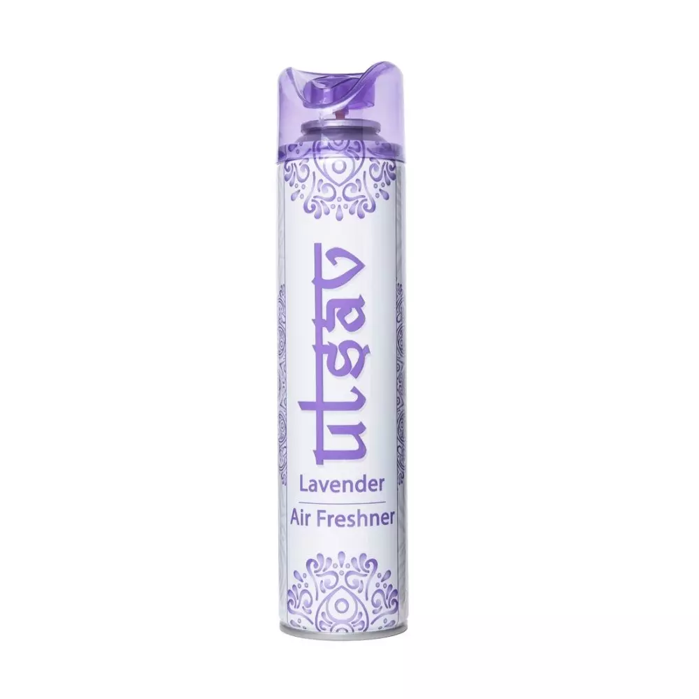 Utsav Air Freshner Lavender Fragrance 300 ml Can Aerosol Form for Home & Office