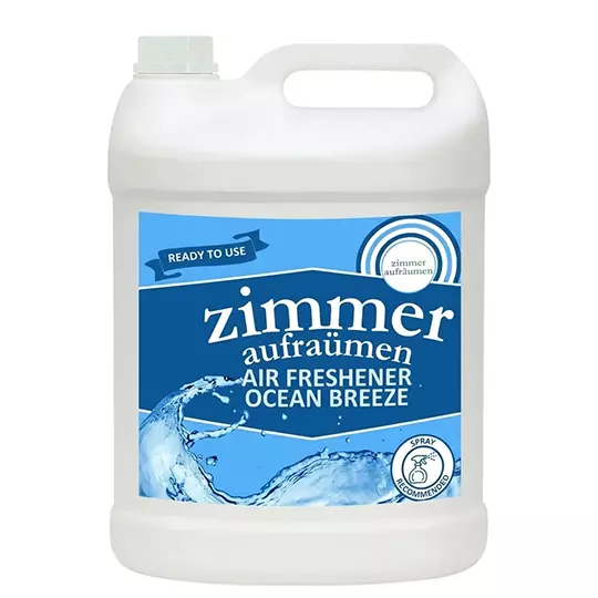 Zimmer Aufraumen Commercial Room Freshener Liquid Ocean Breeze Fragrance 5 L Can, ZA-AF-OCN5L
