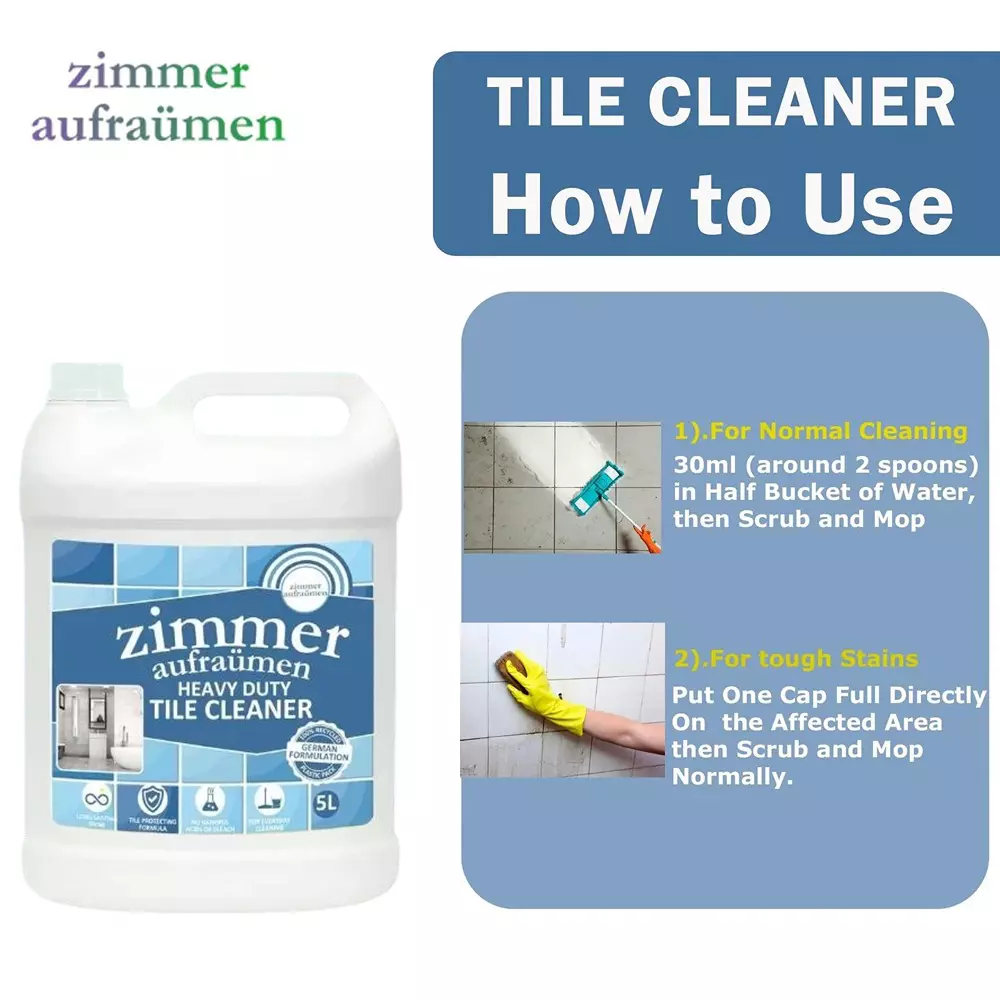 Zimmer Aufraumen 5 L Liquid Tile Cleaner