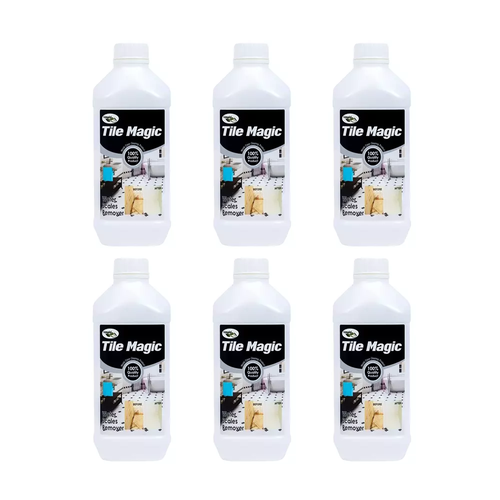 GENERIC Tile Magic 1 L Hard Scale Remover (Pack of 6)